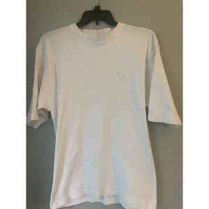 Vintage‎ Southpole T-Shirt Mens XL White Ribbed Y2K Baggy Casual Skater Retro